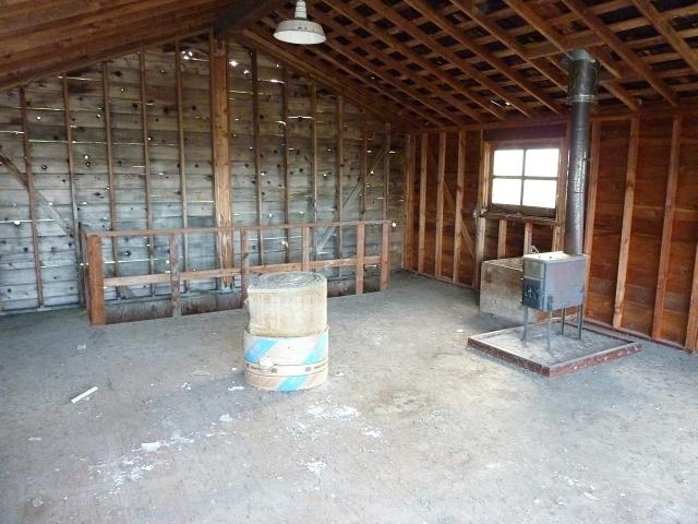 The barn upstairs