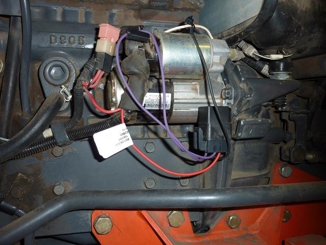 The magic relay that fires the solenoid that starts the tractor...